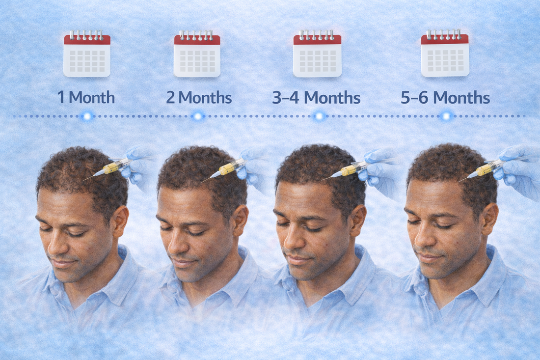How Many PRP Treatments Are Needed for Hair Growth?